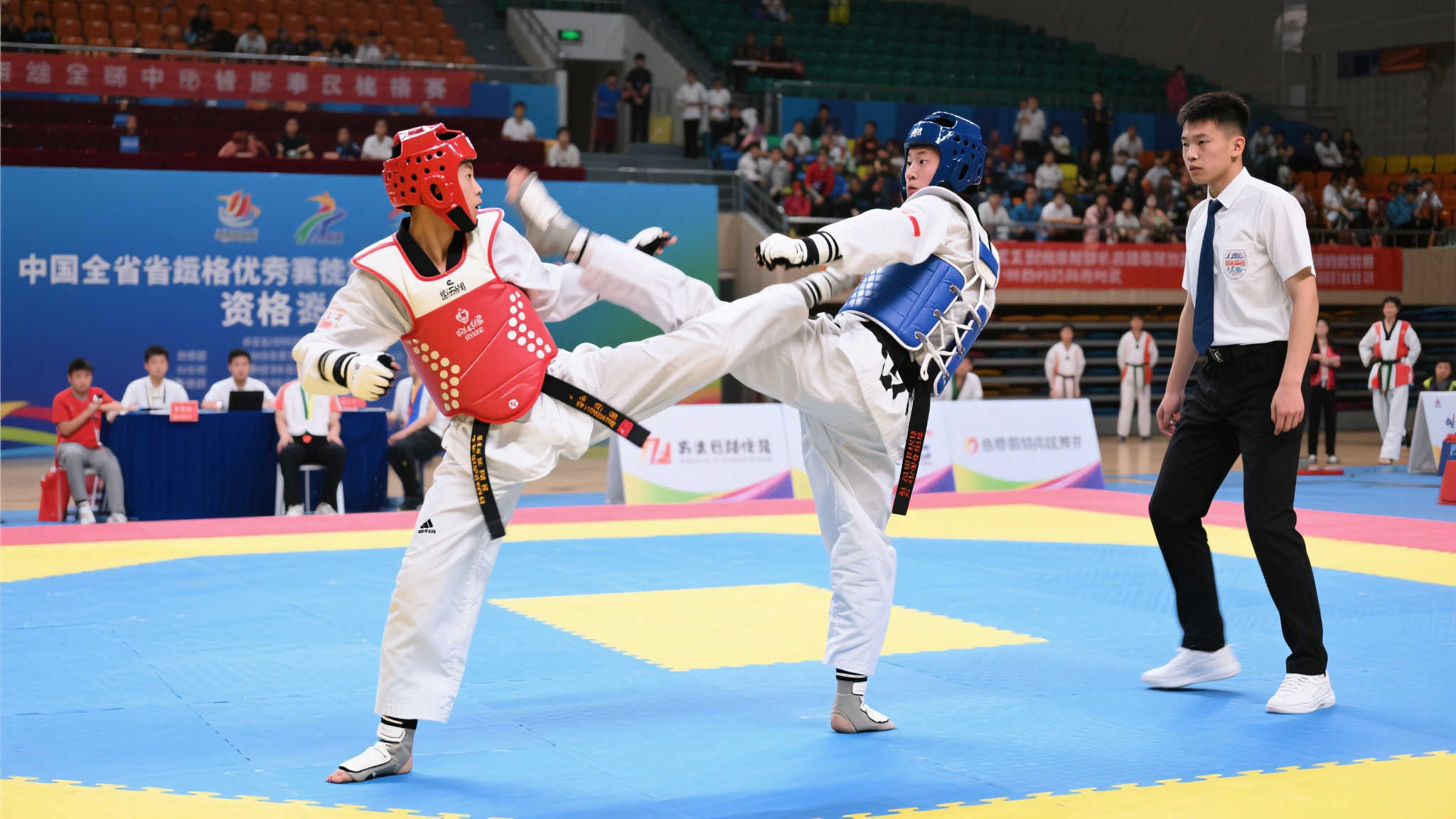跆拳道资格赛(二)完美落幕,16席名额尘埃落定! 本次资格赛吸引了来自全国各地数百名优秀运动员参与,