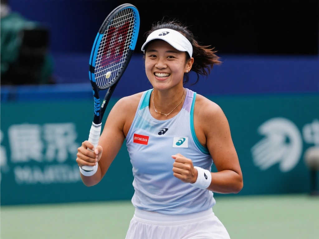 郑钦文带伤奋战,血染赛场晋级印第安维尔斯16强 郑钦文带伤奋战,血染赛场晋级印第安维尔斯16强